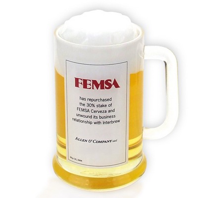 Beer Stein Embedment/Award/Paperweight