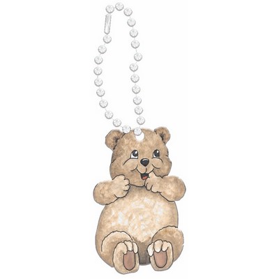 Bear Cub Promotional Line Key Chain w/ Black Back (10 Square Inch)