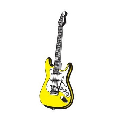 Electric Guitar Executive Magnet w/ Full Magnetic Back (10 Square Inch)