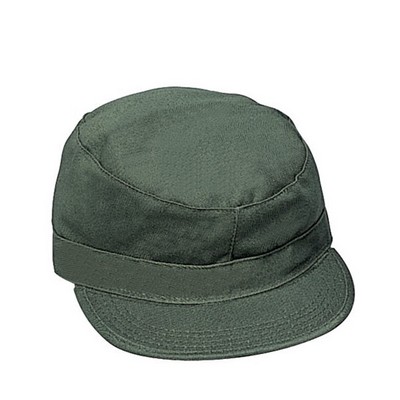 Poly/Cotton Olive Drab Military Fatigue Cap (XS to 2XL)