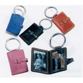 Leather Photo Key Chain