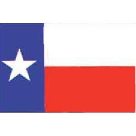 Sewn-Texas State Flags (2'x3')