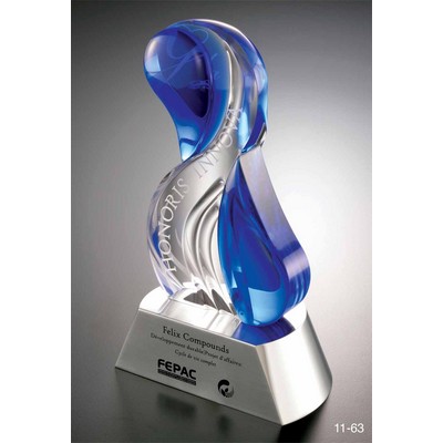 Custom Spiral Award w/ Aluminum Base