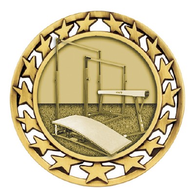 Star Border Gymnastics Medal