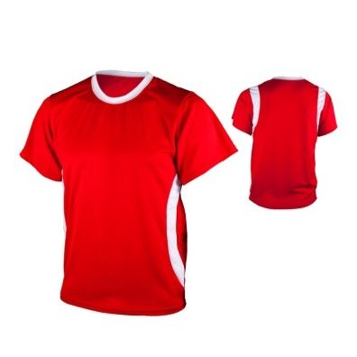 Youth Cool Mesh Soccer Jersey Shirt w/ Contrasting Front & Back Wave Panel