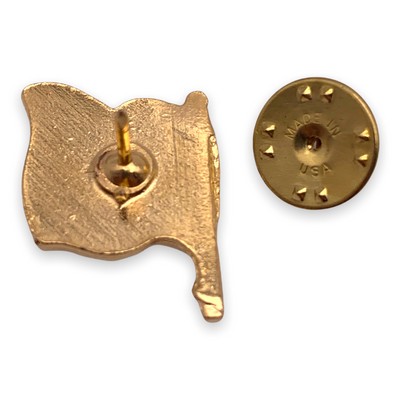 Cast American Flag Lapel Pin