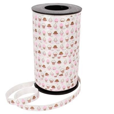 Cupcakes Curling Ribbon (3/8" x 250 Yards)