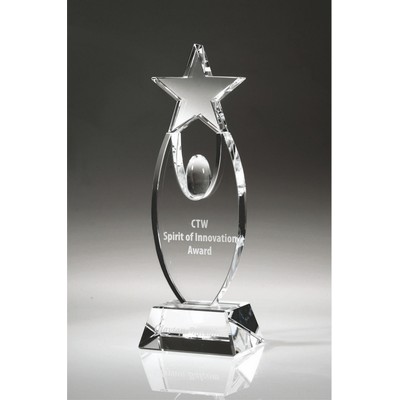 Inspire Optic Crystal Award (3"x 8½")