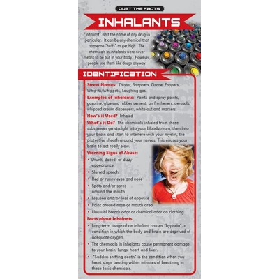 Inhalants Just the Facts Rack Card (4" x 9")