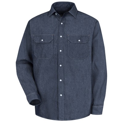 Red Kap™ Long Sleeve Deluxe Denim Shirt