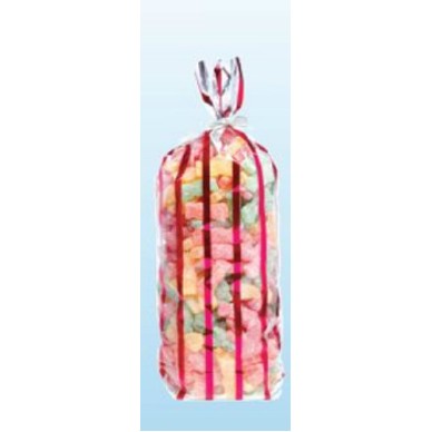 Bandellete Striped Hard Bottom Bag (2 3/4"x1 7/8"x10 1/8")