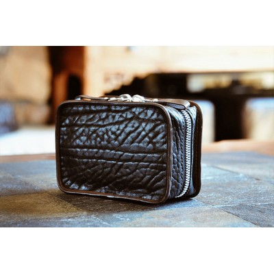 Carryall Case Buffalo w/Walnut Trim - Onyx - Borlino