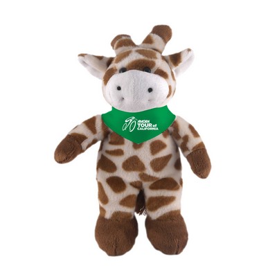 Soft Plush Stuffed Giraffe with Bandana
