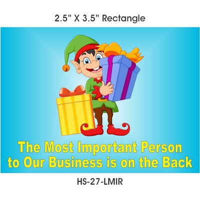 Elf Rectangle Photo Hand Mirror (2½"x3½")