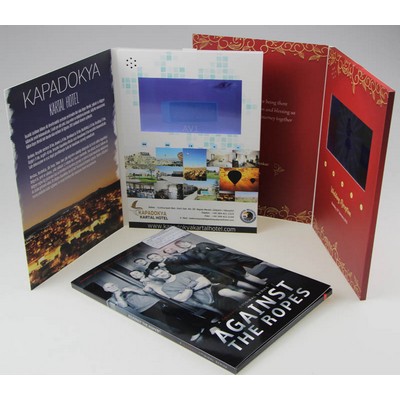 1GB 4.3" LCD A4 Size Bi-fold Video Brochure