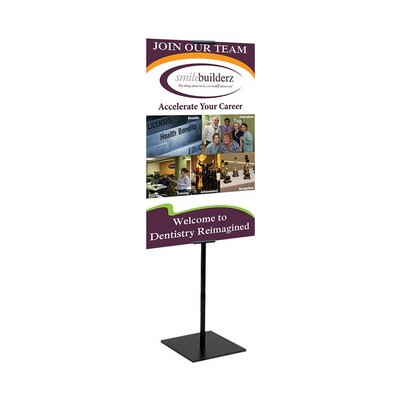 Economy Banner Stand Kit, Single Sided Premium Film (23" x 48")
