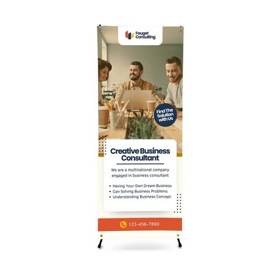 High Quality Small X-Banner Stand Package (24" x 63")