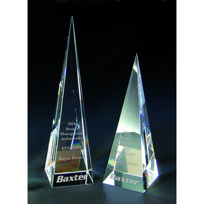 Pyramid of Success Optic Crystal Award (2-5/8"x 8")