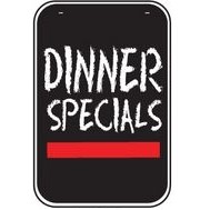 Stock Swing Sign (Dinner Specials - Single Sided Kit)