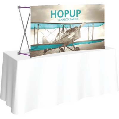 Hopup™ 5.5' Curved Tabletop Display & Front Graphic
