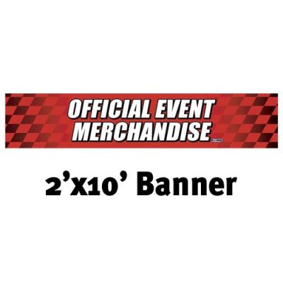Mesh Vinyl Banner - 2'x10' w/grommets