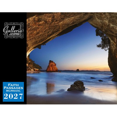 Galleria Wall Calendar 2027 Faith Passages (Spanish/English)