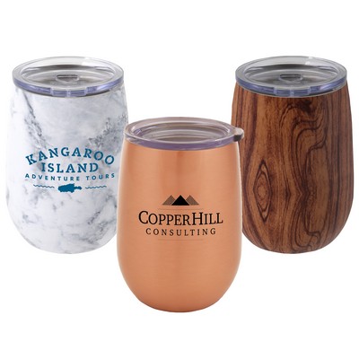 9 Oz. Copa Double-Wall Stainless Wine Tumbler Copper