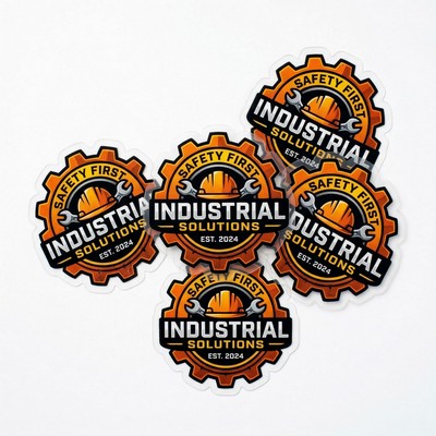 1 to 4 Sq. Inch Outdoor/ Indoor Clear Cling Vinyl Static Back Decal