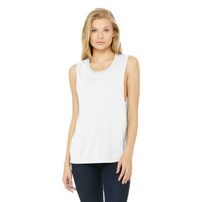 Bella+Canvas® Women's Flowy Scoop Muscle Tank Top