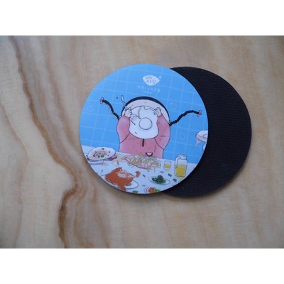 Round Drink Rubber Coasters