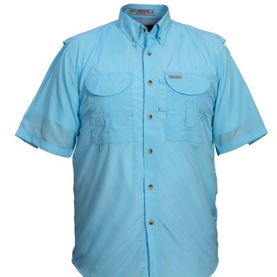 Tiger Hill Men's 100% Polyester Short Sleeve Shirt
