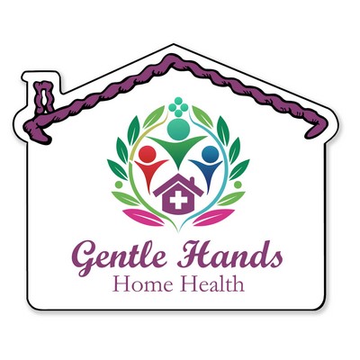 House 3.59"H x 4.41"W NoteKeeper™ Magnet 35 Mil