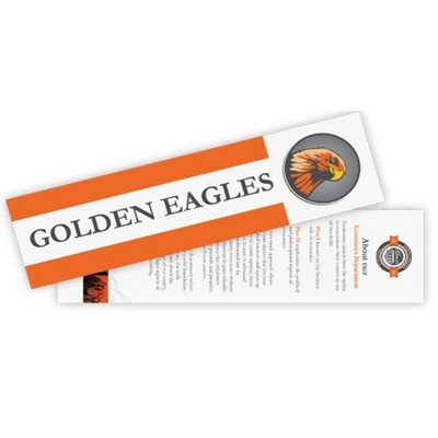 Full Color White 14 pt. C2S Bookmarks (2 Sided)