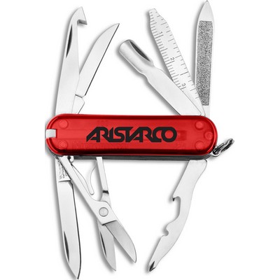Swiss Army® Translucent Ruby Red Minichamp Knife