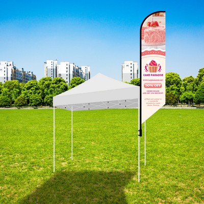 15' XLarge Tent Banner Kit w/ Single Sided Imprint