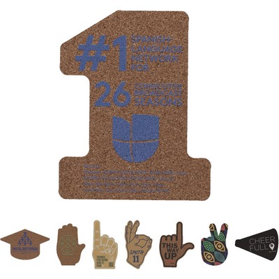 1/8" Cork Coaster Stock Shape - Shape Category: Rally