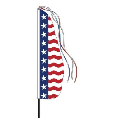 10' Feather Dancer Stars & Stripes Flag Kit
