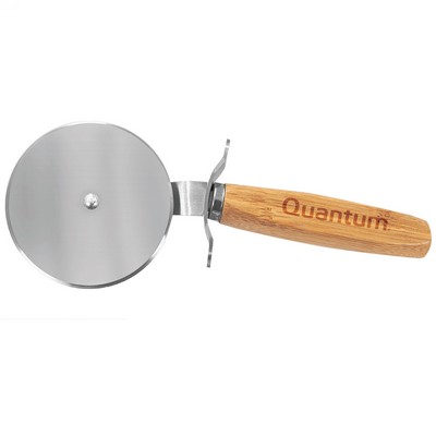 9 1/4" Bamboo Pizza Cutter