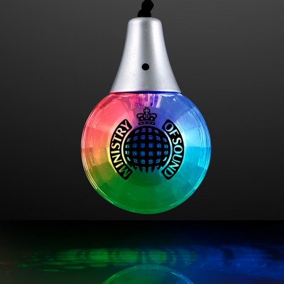 LED Disco Ball Necklace - PRINTED