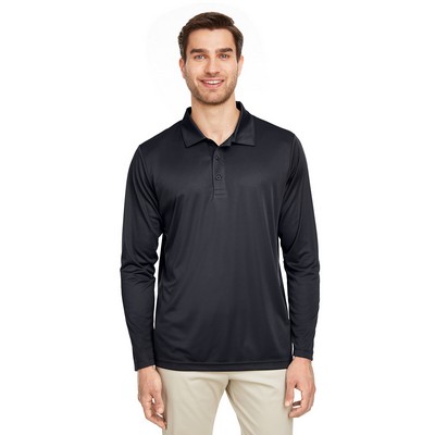 Team 365 Men's Zone Performance Long Sleeve Polo Shirt