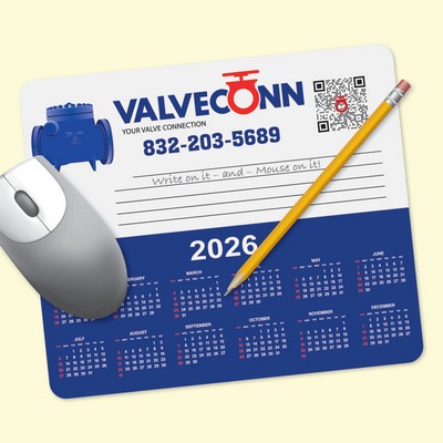 MousePaper® 7.25"x8.5"x.015" Calendar MousePad