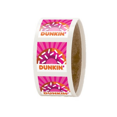 1" x 1" Square Roll Labels