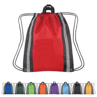 Reflective Drawstring Backpack