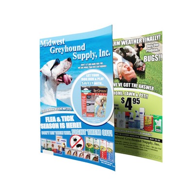 9" x 16" - Full Color Flyers -70lb. Premium Opaque - 2 Sides