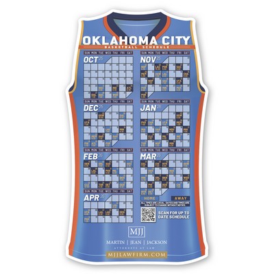 Basketball Jersey Schedule