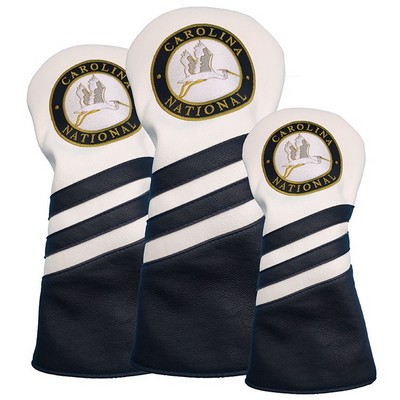 Vintage Head Cover Set (Driver, Fairway, Hybrid)