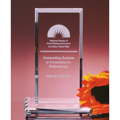 7 1/2" Clear Crystal Monolith