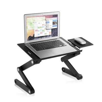Lap Top Liftable Table With Cooling Fan And Mouse Board
