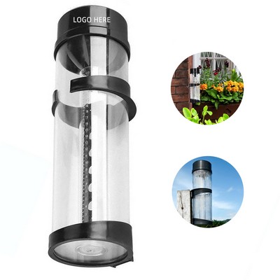 Outdoor Rain Gauge Glass Tube
