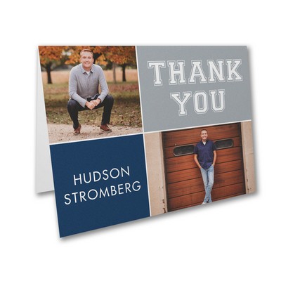 Color Segments Thank You Card